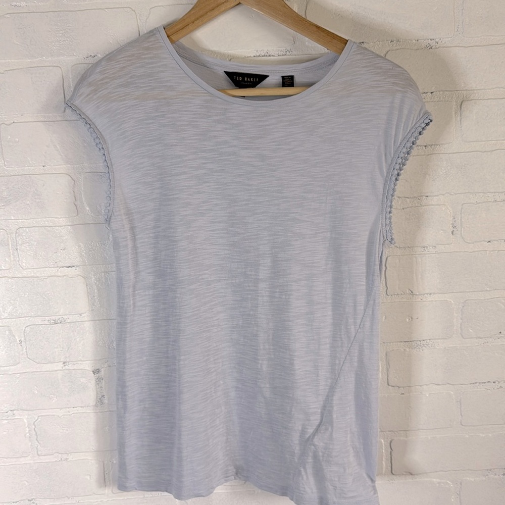 Ted Baker London light blue Sleeveless top Size 1 (US size 4)